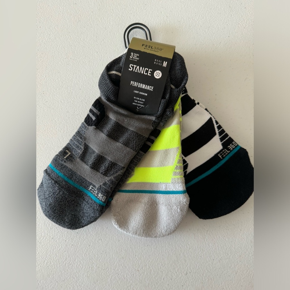 5 Pairs - Stance Performance Cushioned and Golf Socks